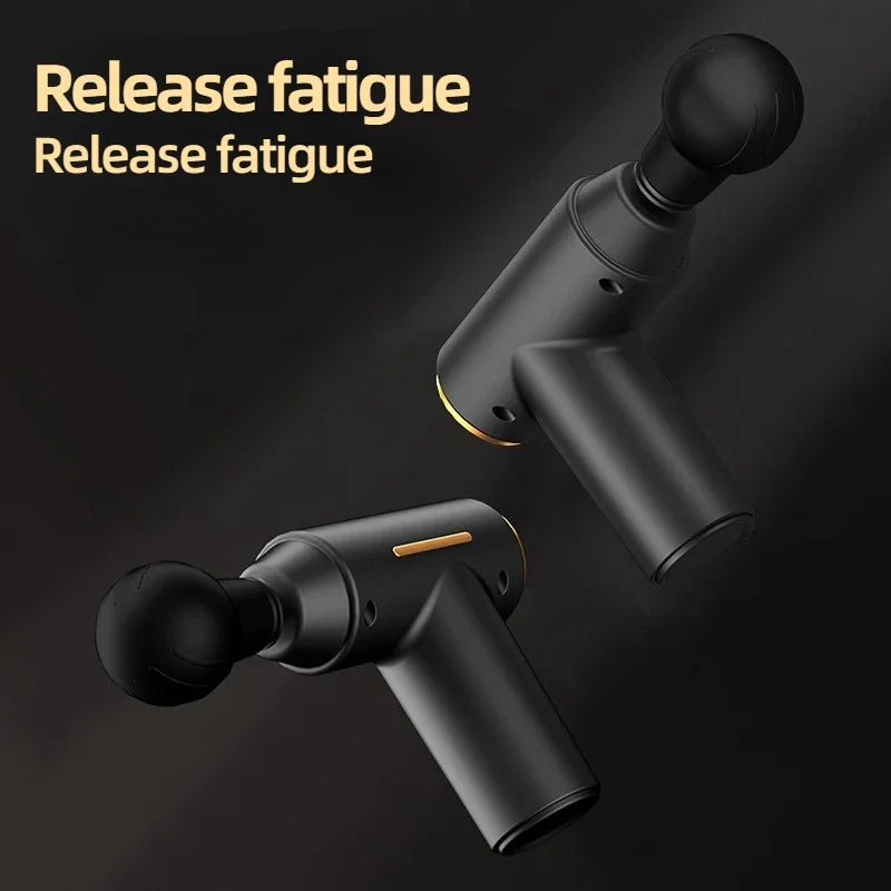 Portable Mini Muscle Massage Gun Vibration Massage Gun Body Neck Back Pain Gout Relief Deep Muscle Relaxation Massager Tools