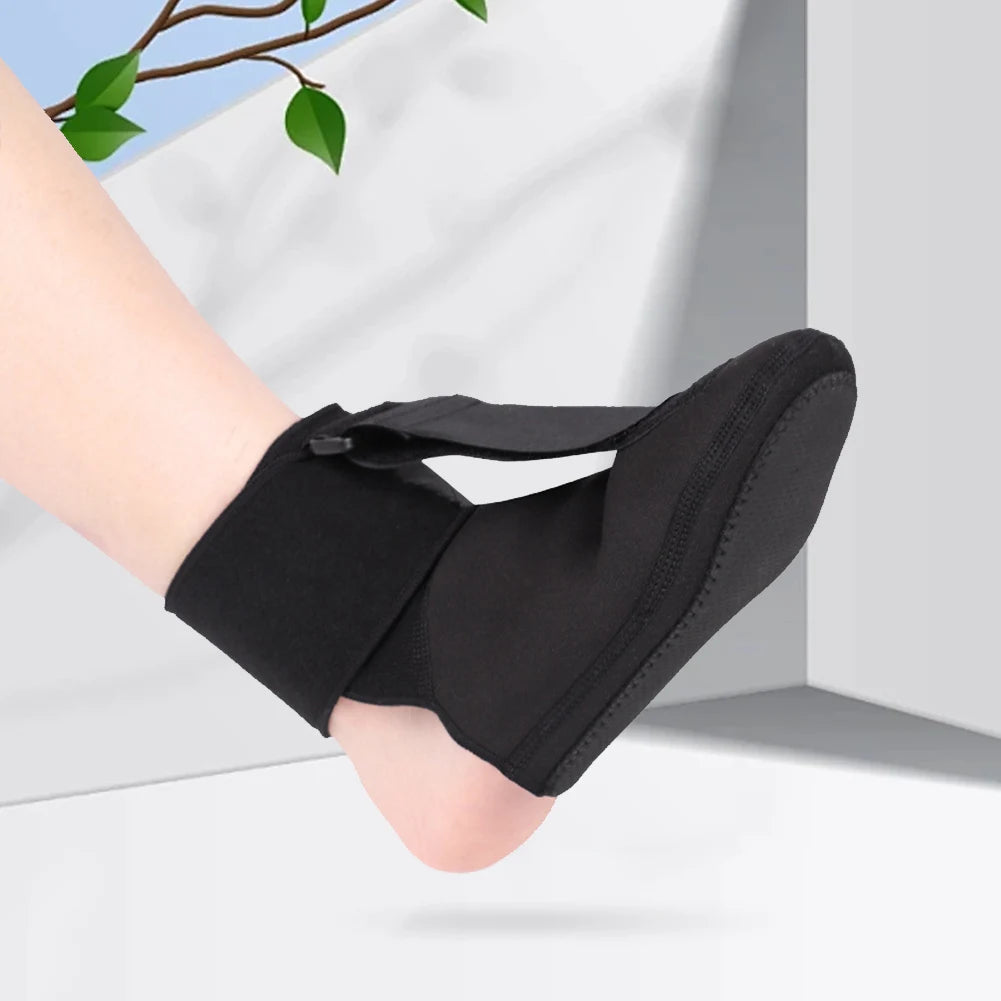 Drop Foot Orthotic Brace Drop Foot Sock Adjustable Foot Rest Sock Soft Plantar Fascia Stretcher Brace for Achilles Tendonitis
