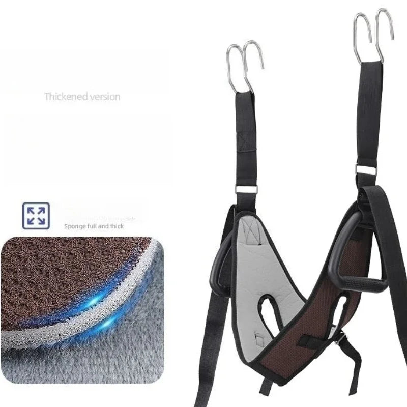 Neck Suspension Neck Stretching Device Cervical Traction Belt Strap Cervical Horizontal Bar Suspension Household Traction Belt