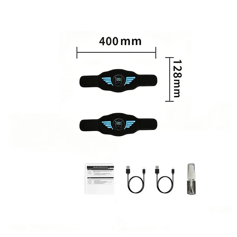 Smart Abs Trainer Muscle Toner Abdominal Toning Belt USB Recharge Body Arm Massge 10 Modes 30 Intensities Fitness Equipment