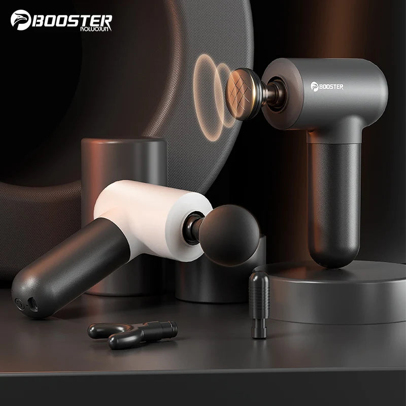 Booster V3 Massage Gun Mini Electric Body Massager Back Portable Muscle Fascia Gun Fitness Hot Compress 6 Gears