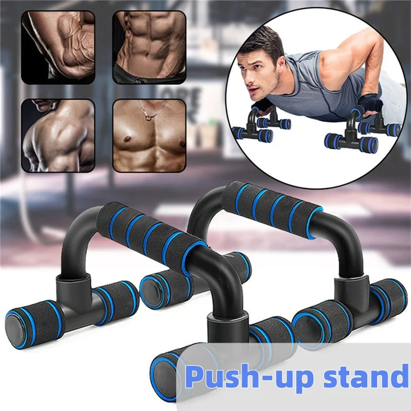 I-Shaped Prone Push Up Support Fitness Equipment for Chest Muscle Training Home Use Foam Pushup Stand for Strength Workout