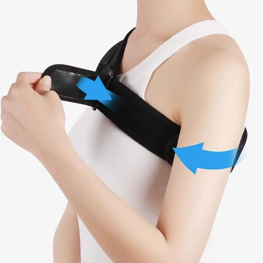 Shoulder Brace with Pressure Pad, Suitable for Both Men and Women, Adjustable Shoulder Brace for Left and Right Shoulder Protect
