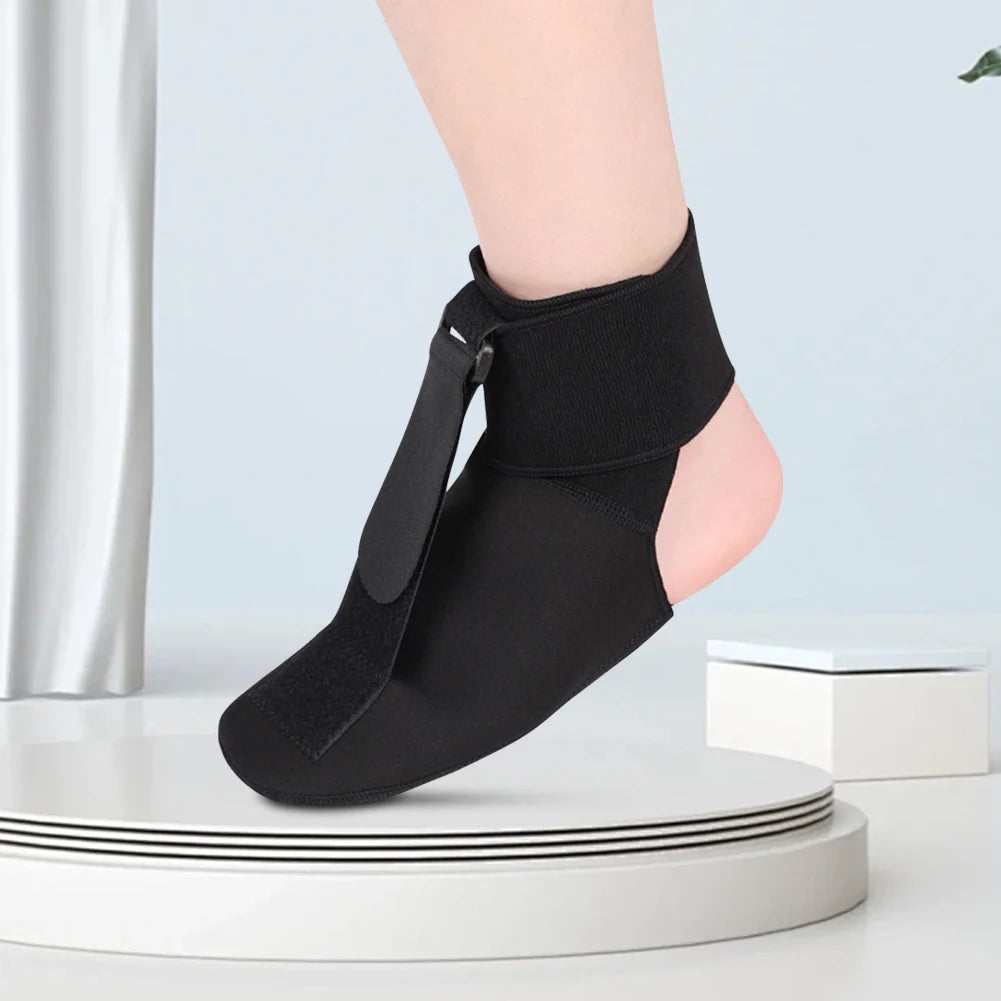 Drop Foot Orthotic Brace Drop Foot Sock Adjustable Foot Rest Sock Soft Plantar Fascia Stretcher Brace for Achilles Tendonitis