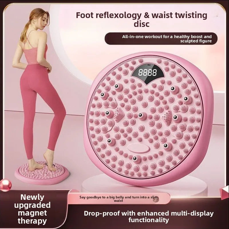 Exercise Waist Twisting Disc Foot Massage Waist Torsion Disc Fitness Equipment Portable Magnetic Foot Massage Twisting Machine
