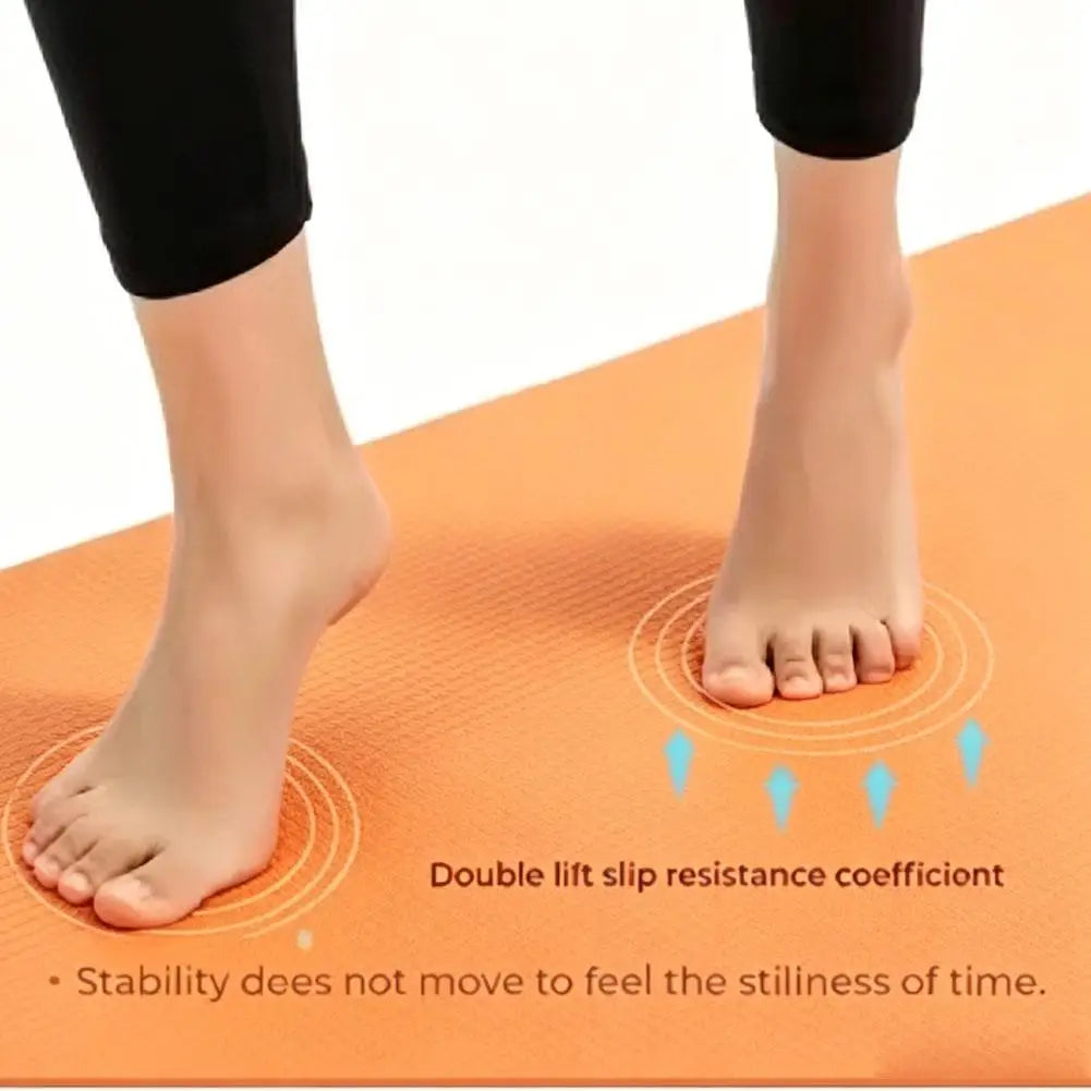 Yoga Pad Non Slip Exercise Mat For Home Yoga,Pilates,Stretching,Floor & Fitness Workouts, Yoga Mats For Pilates,Floor Exercises