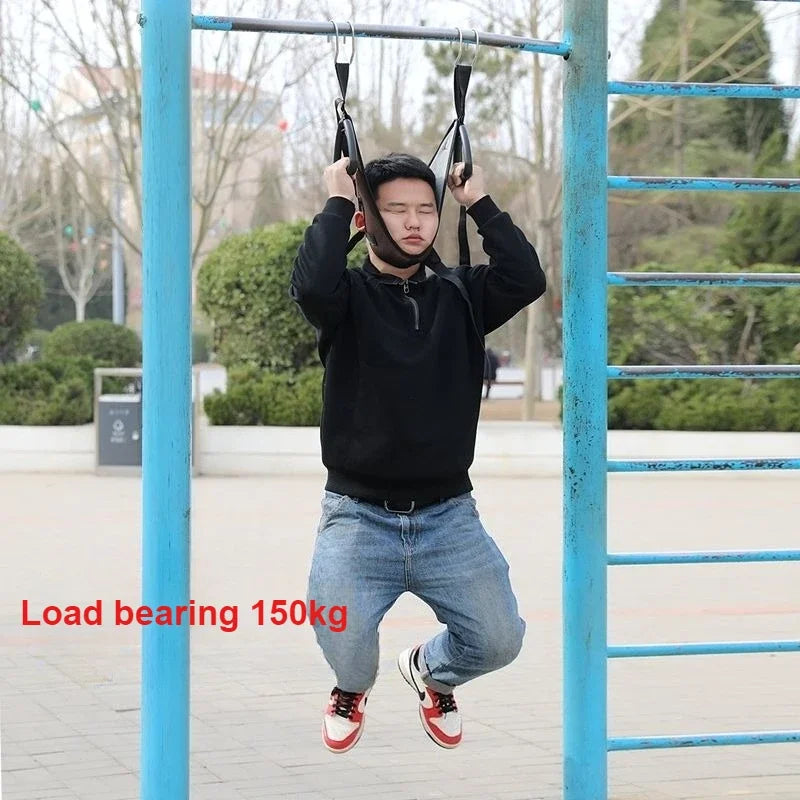 Neck Suspension Neck Stretching Device Cervical Traction Belt Strap Cervical Horizontal Bar Suspension Household Traction Belt
