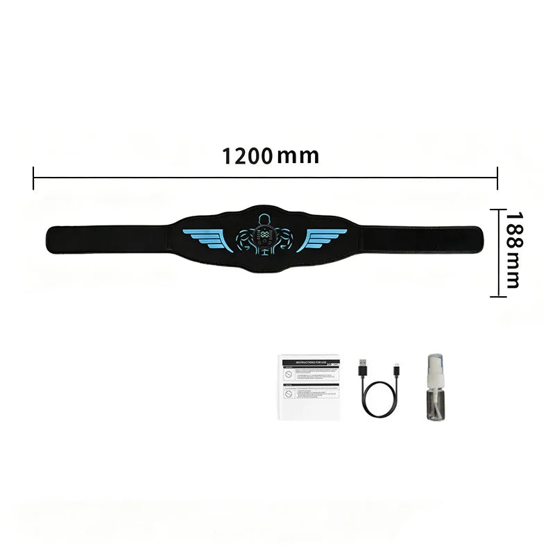 Smart Abs Trainer Muscle Toner Abdominal Toning Belt USB Recharge Body Arm Massge 10 Modes 30 Intensities Fitness Equipment
