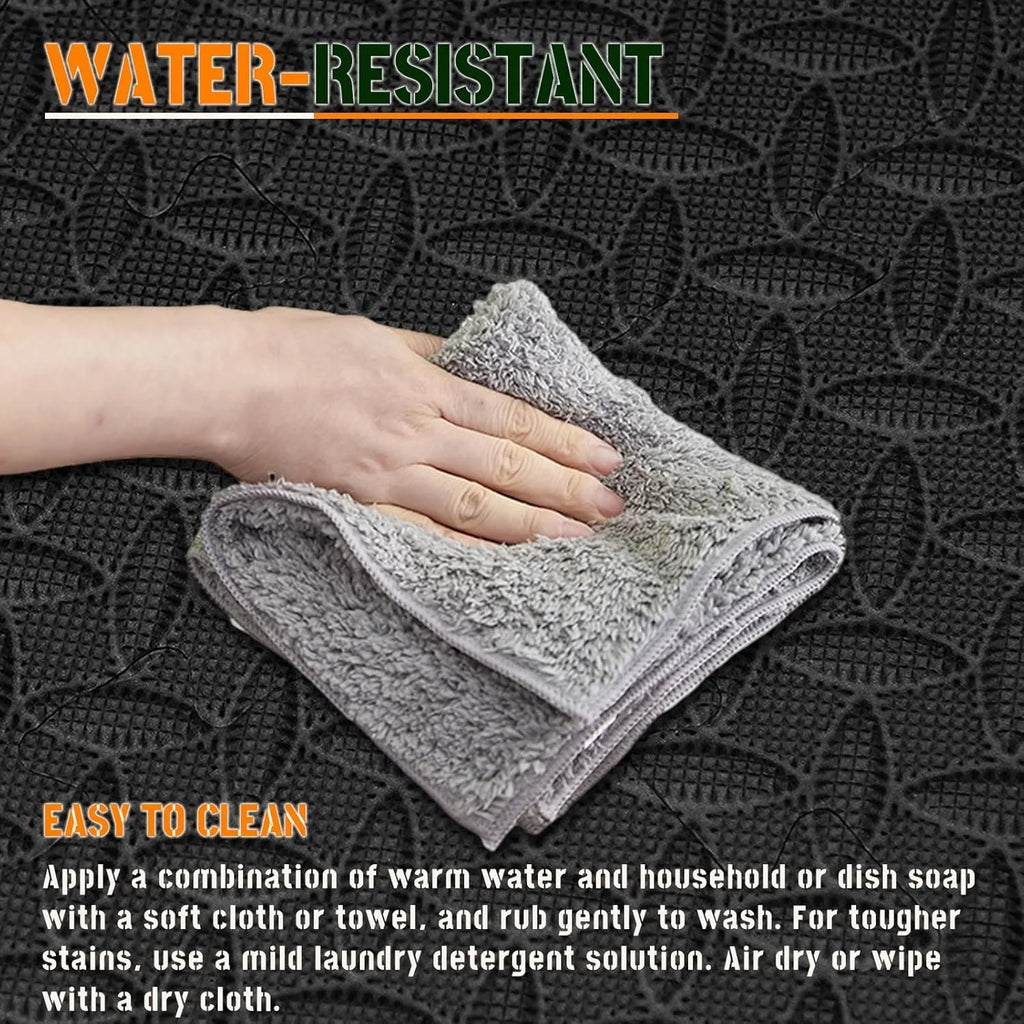 10mm Thick EVA Gym Floor Tiles 60x60cm Interlocking Anti Slip Foam Mats for Home Fitness Equipment Protection