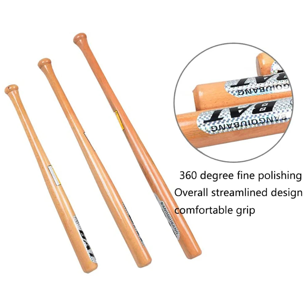54cm 64cm 74cm 84cm Solid Wood Baseball Bat Tball Bat Professional Hardwood Baseball Stick Sports Fitness Equipment