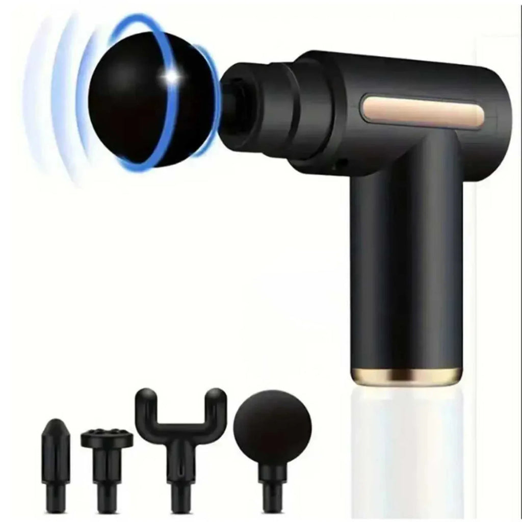 New Upgraded Portable Massage Gun Deep Tissue Muscle Relief Rechargeable Battery, Ideal For Back & Neck,Gift For Everyon