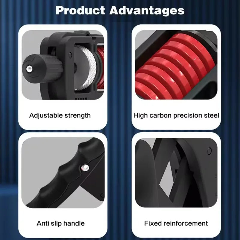 5-165Kg Grip Strength Trainer, Hand Grip Strengthener, Adjustable Resistance Forearm Strengthener, Perfect for Musician Athletes