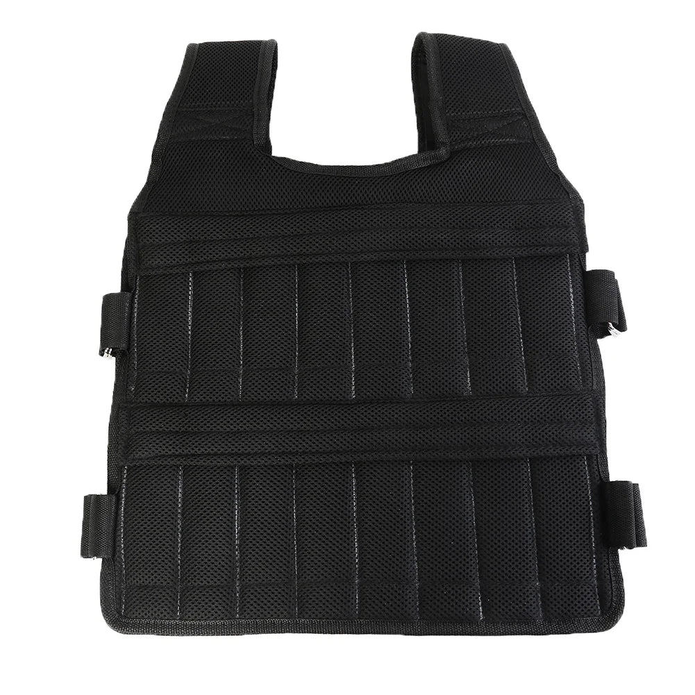 3-35kg Durable Loading Weighted Vest Adjustable Weight Training Exercise Waistcoat Jacket Sand Clothing Boxing Fitness Equipment