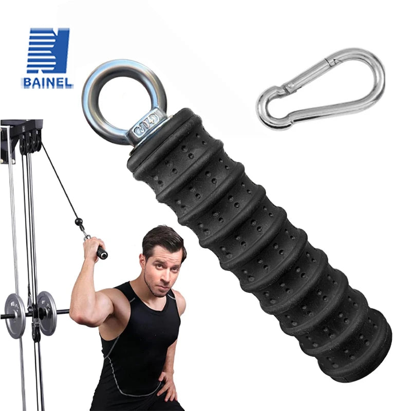 2pcs Push Down Single Gym Handle Tricep Strength Pull Up Hand Grips for Cable Machine Attachment Arm Fitness Equipment