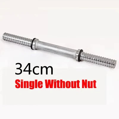 Fitness Dumbbell Bar With Clamps 25mm Adjustable Weight Standard Threaded Dumbbell Handle Home Gym Dumbbell Training Accessories