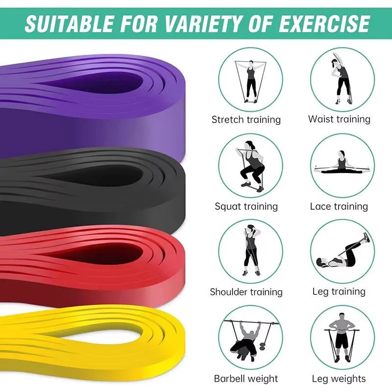 Tough Latex Resistance Band Elastic Exercise Strength Pull-Ups Auxiliary Band Chewing Gum Fitness Equipment Strengthening Train1