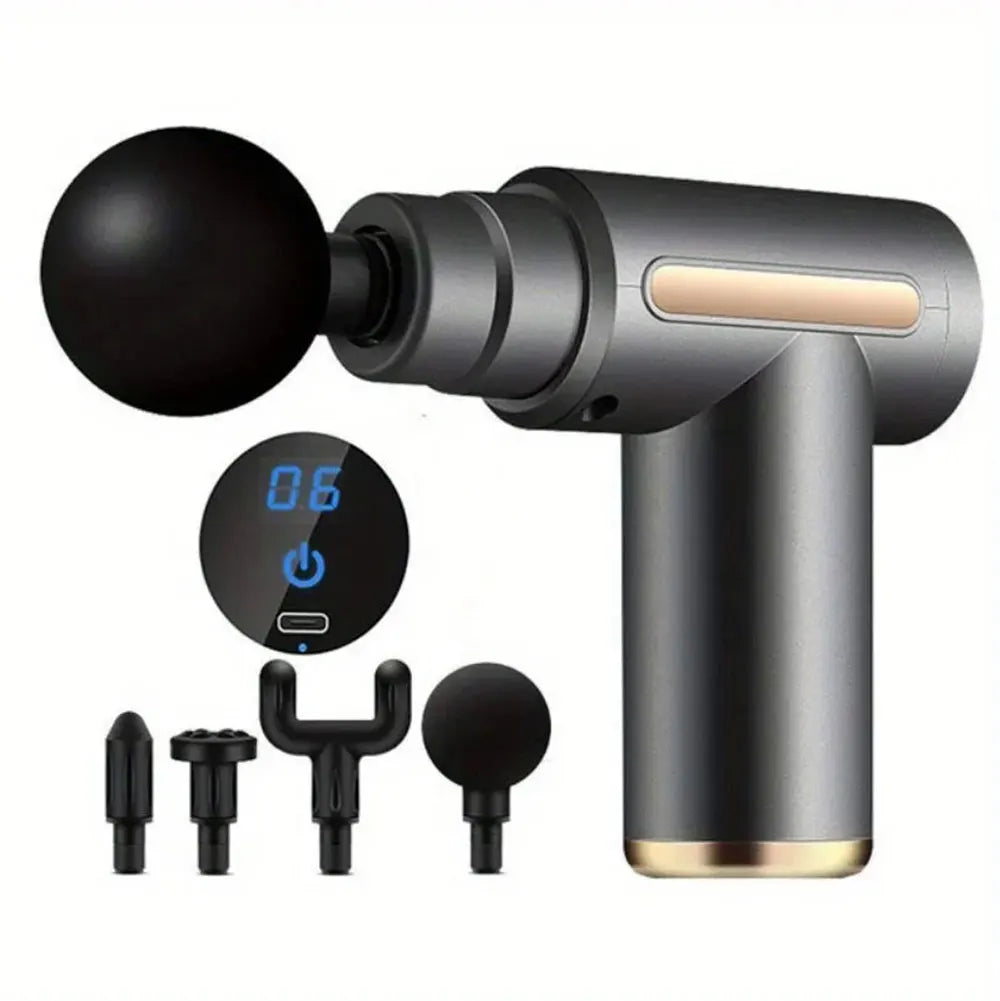 Fascial Gun Muscle Massage Gun Deep Tissue Muscle Handheld Percussion Massager For Body Back And Neck Leg