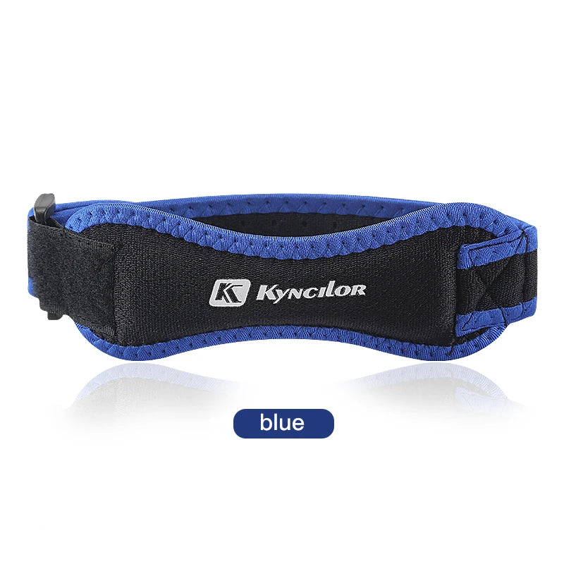 1 Piece Knee Patellar Tendon Knee Support Strape Brace Adjustable Shock Absorption Compression Knee Pad Sleeve for Basketball
