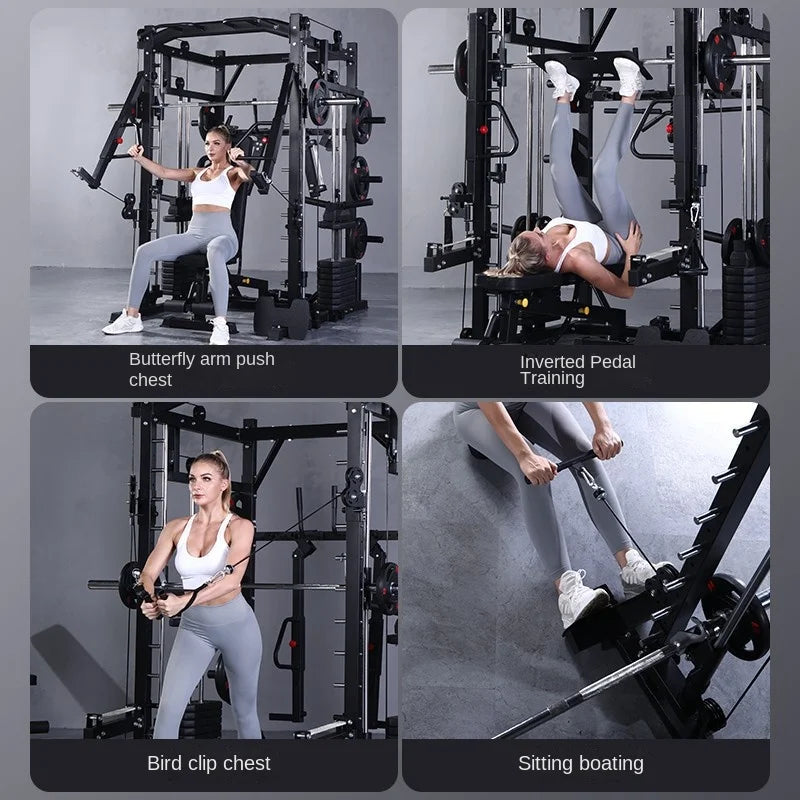 MIYAUP Commercial Squat Bench Press Integrated Gantry Smith Machine Comprehensive Training Fitness Equipment