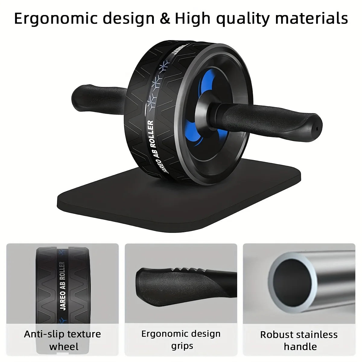 Abdominal Wheel, Abdominal Muscle Wheel, Tummy Tuck Fitness Equipment, Strength Training Set, Silent and Stable Abdominal Wheel,