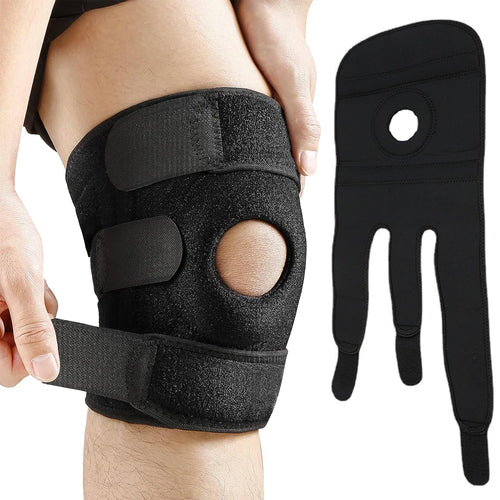 1Pcs Knee Brace with Side Stabilizers & Patella Gel Pads for Maximum Knee Pain Support and Fast Recovery for Men and Women