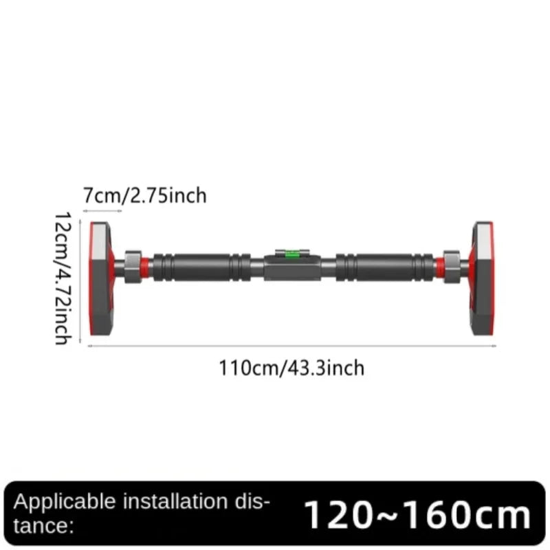 Multi-Function Door Horizontal Bar Steel Adjustable Pull Up Chin Up Training Equipment Home Gym Workout Fitness Equipment
