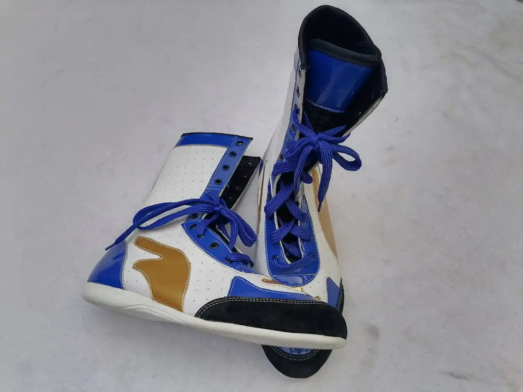 Men's Pu Sport Boxing Shoes Customized Autumn/Winter/Spring/Summer Anti-slip Rubber Outsole