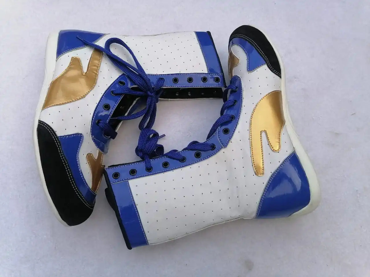 Men's Pu Sport Boxing Shoes Customized Autumn/Winter/Spring/Summer Anti-slip Rubber Outsole